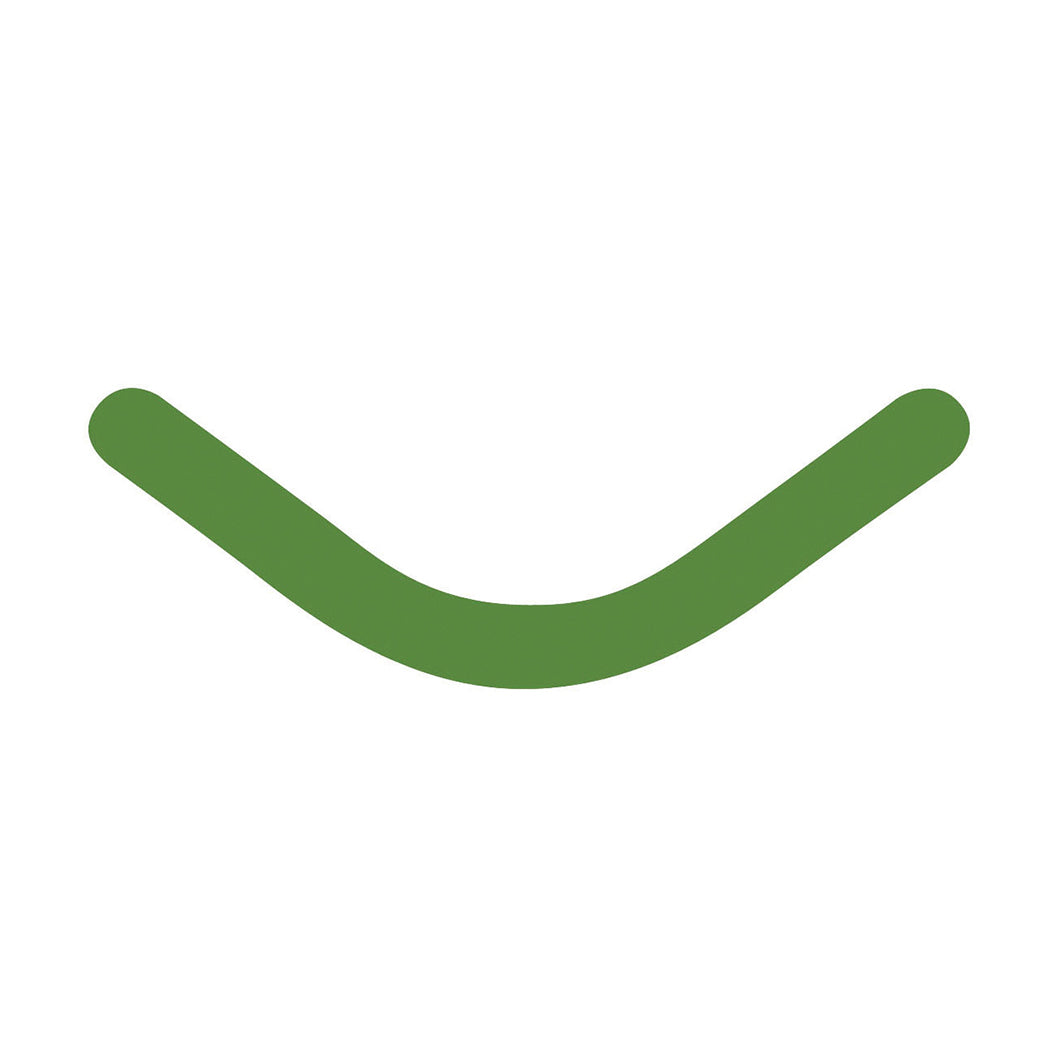 COMPOSI-TIGHT Slick bandas estilo Tof curba dcha verde 100ud