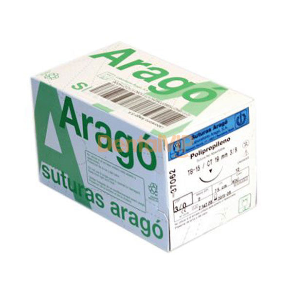SUTURA ARAGO TB12 5/0 polipropilè 12 u.