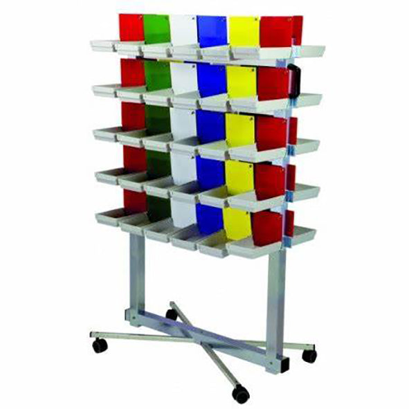 CARRO PORTA-BANDEJAS MESTRA + 60 bandejas pequeñas