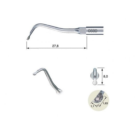 PUNTA NSK G68D restauracion