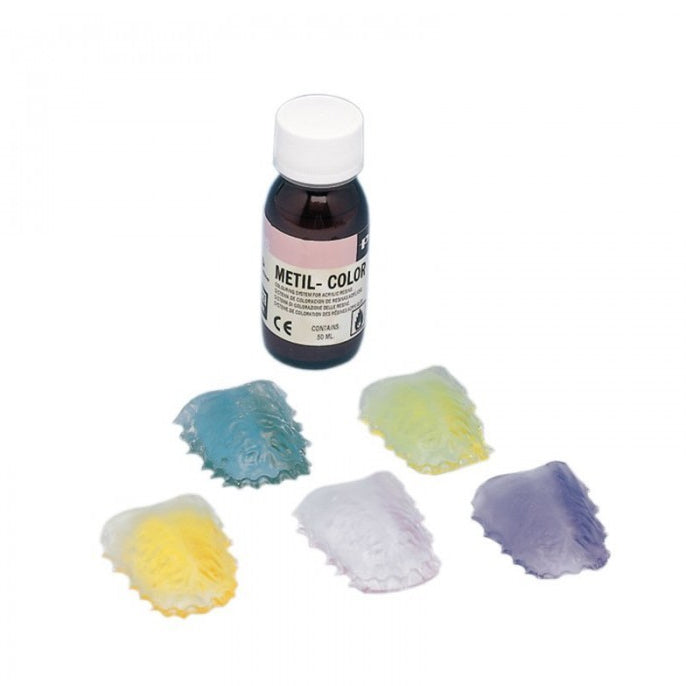 METIL-COLOR coloració resina acrilica kit (5x50ml)
