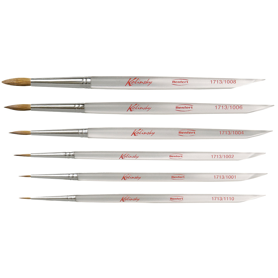 PINZELLS KOLINSKY RENFERT kit assortit 6 u
