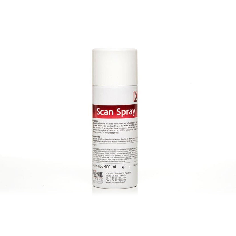 SCAN WHITE SPRAY FOR SCANNING AND OCCLUSION 400 ML.