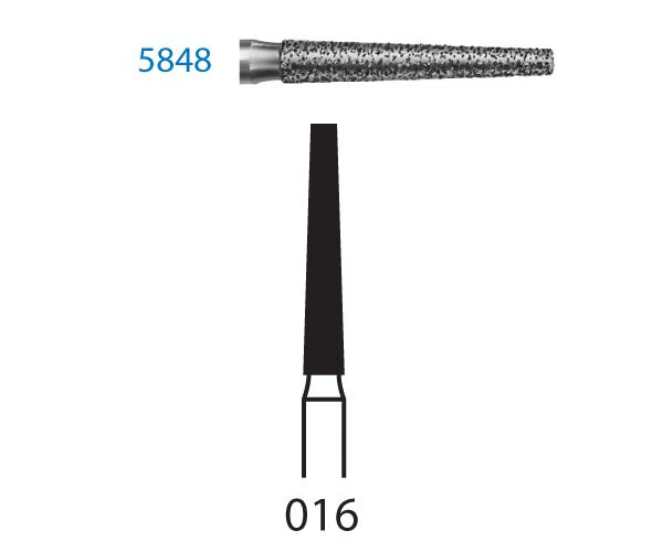5848.314.016 KOMET MADUIXA DIAMANT CONICA TURBINA ø 016 GRA SUPER GRUIXUT 5 u.