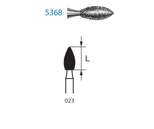 5368.314.023 KOMET DIAMOND BALL RUGBY TURBINE ø 023 SUPER COARSE GRAIN 5 units