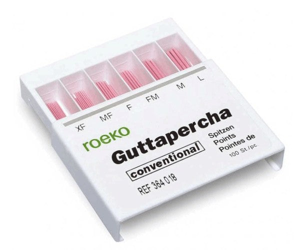 PUNTA GUTAPERCHA ROEKO convencionales XF-M 100 ud