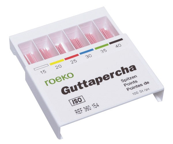 PUNTA GUTAPERCHA ROEKO rosada 90 100 ud