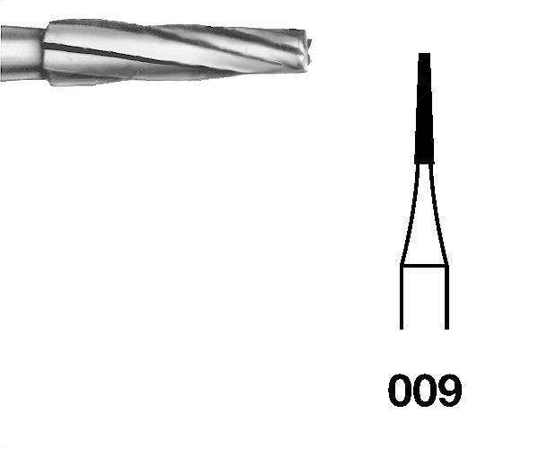 H23L.104.009 KOMET MADUIXA C. TUNGSTÈ CONICA PEÇA DE MÀ ø 009 - 5uds