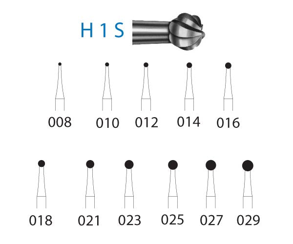 H1S.204.014 KOMET MADUIXA C. TUNGSTÈ BOLA CONTRAANGULO ø 014 5 ut.