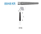 8848KR.314.016 KOMET CONICAL DIAMOND BUR ROUNDED EDGE TURBINE ø 016 FINE GRAIN 5 pc.