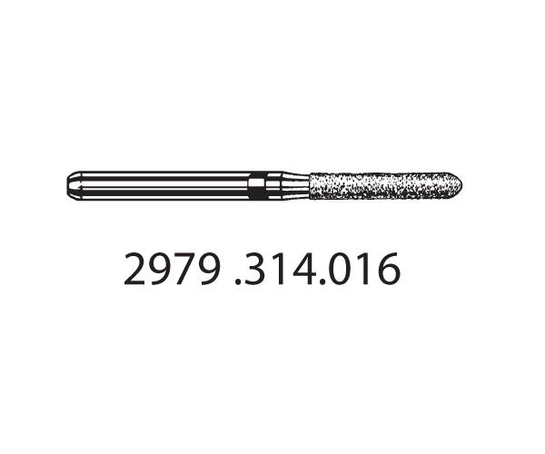 2979.314.016 KOMET MADUIXA DIAMANT OU TURBINA ø 016 GRA EXTRA GRUIXUT 5 u.