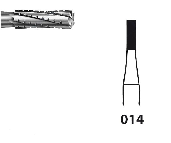 H31.104.014 KOMET FRESA C. TUNGSTENO CILINDRICA PIEZA DE MANO ø 014 - 5uds