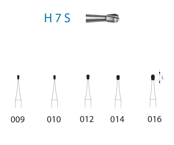 H7S.314.014 KOMET MADUIXA C. TUNGSTÈ PERA TURBINA ø 014 5 ut.