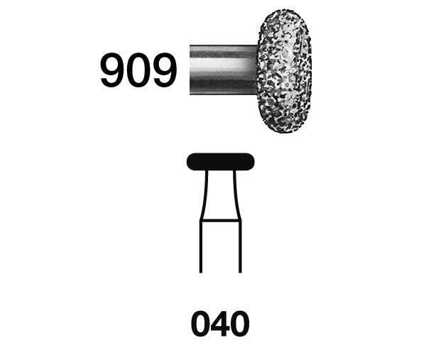 5909.314.040 KOMET MADUIXA DIAMANT RODA TURBINA ø 040 GRA SUPER GRUIXUT 5 u.