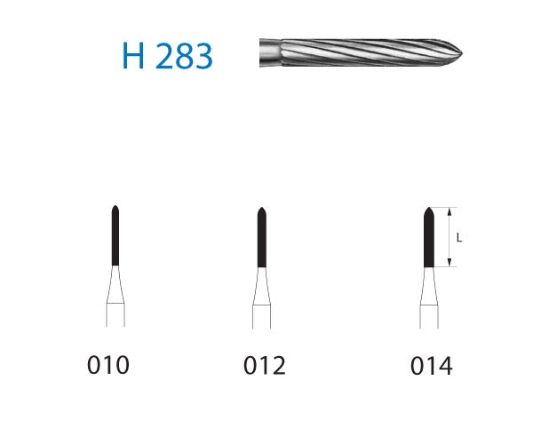 H283.314.014 KOMET MADUIXA C. TUNGSTÈ TORPEDO TURBINA ø 014 5 ut.