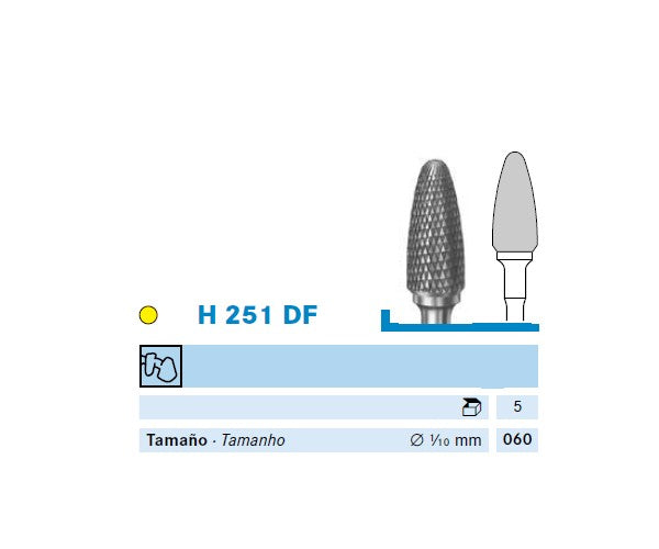 H251DF.104.060 KOMET MADUIXA C. TUNGSTENO BELLOTA PEÇA DE MÀ ø 060 - 1uds