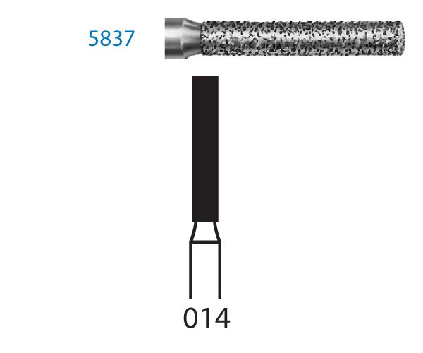 5837.314.014 KOMET MADUIXA DIAMANT CILÍNDRICA TURBINA ø 014 GRA SUPER GRUIXUT 5 u.