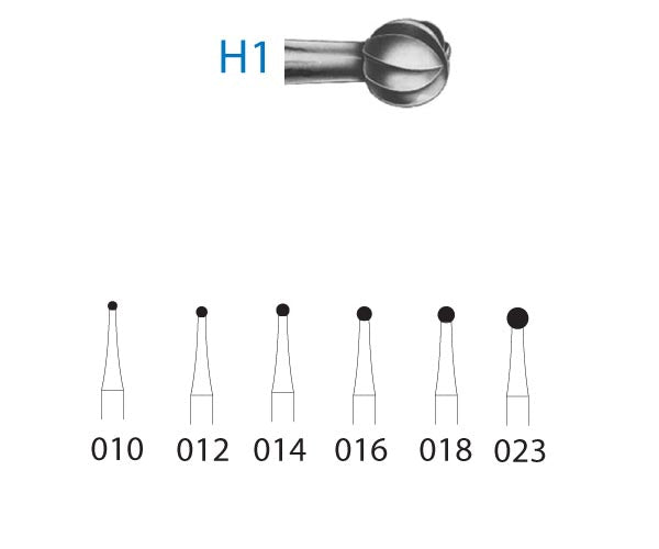 H1.316.012 KOMET MADUIXA C. TUNGSTENO BOLA TURBINA XARXA ø 012 5 u.
