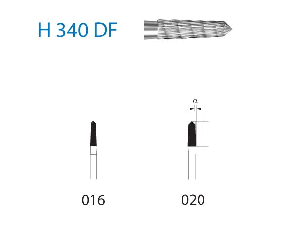 H340DF.314.016 KOMET carbur clinica 5 u.