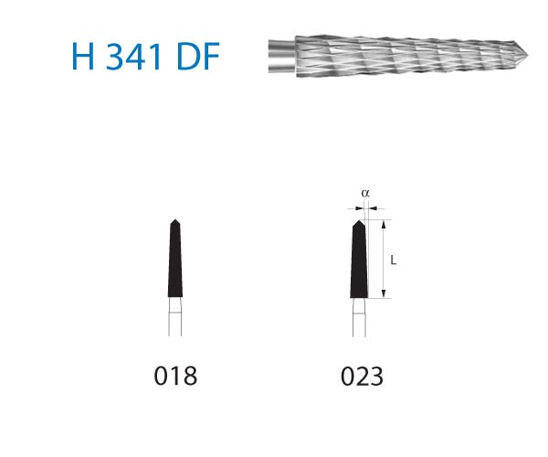 H341DF.314.023 KOMET carbur clinica 5 u.