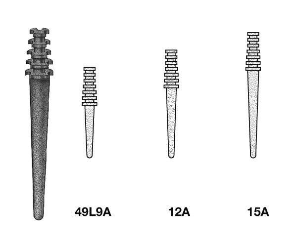 PERNOS KOMET ER ELO 49L 9A.0.090 titanio 10 ud
