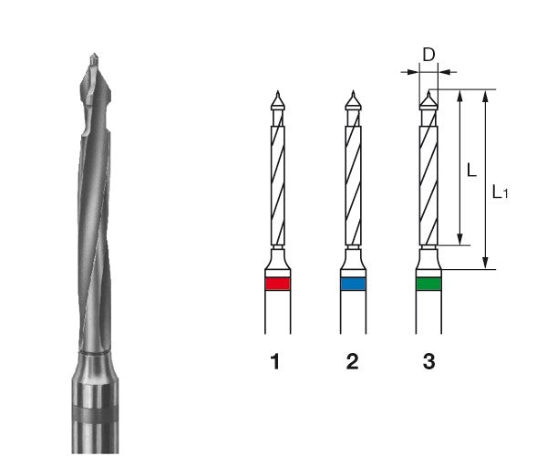 VARIO KOMET L 179L.204.1 drill 2 pc