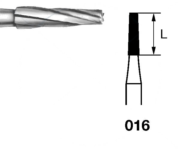 H23L.104.016 KOMET MADUIXA C. TUNGSTÈ CONICA PEÇA DE MÀ ø 016 - 5uds