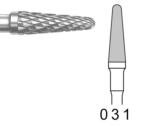 H79E.104.031 KOMET MADUIXA C. TUNGSTENO CONICA ARRODONIDA PEÇA DE MÀ ø 031 - 1uds