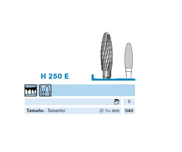 H250E.104.040 KOMET MADUIXA C. TUNGSTENO BELLOTA PEÇA DE MÀ ø 040 - 1uds