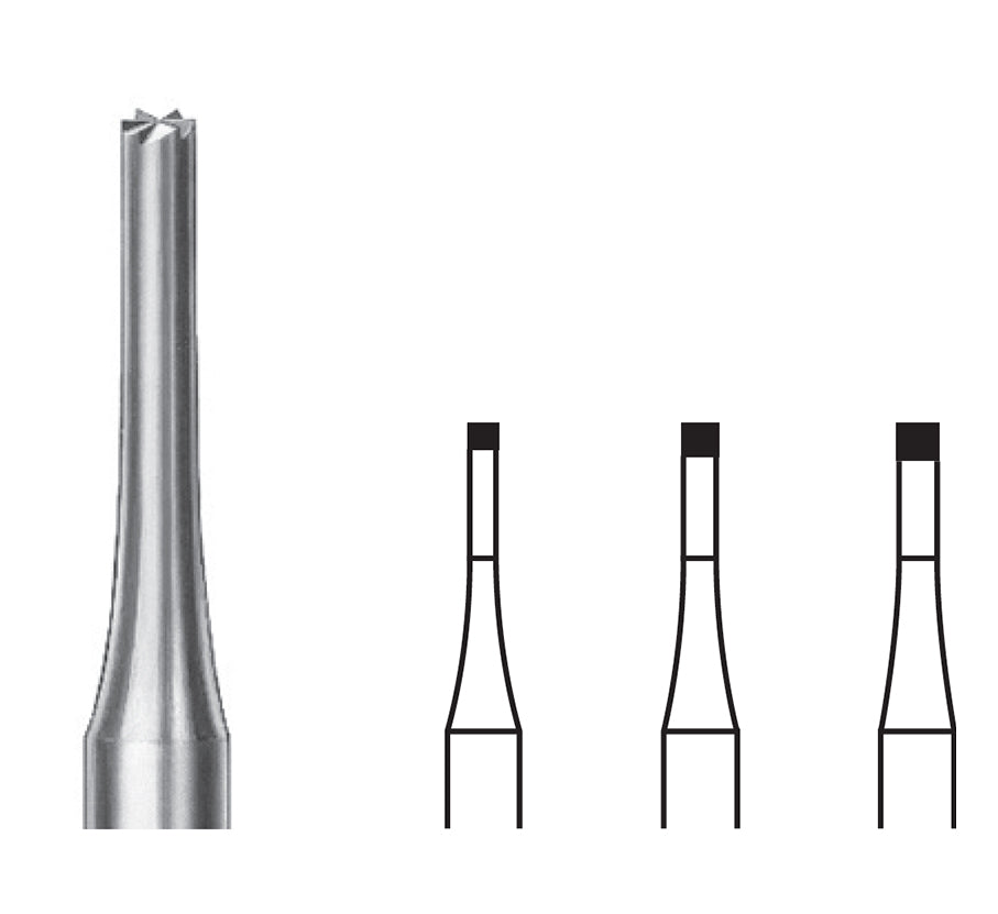 H207.103.023 KOMET TUNGSTEN CYLINDRICAL HANDPIECE CUTTER SHORT ø 023 - 1 unit