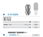 H72SGFA.104.070 KOMET TUNGSTEN CYLINDRICAL ROUNDED END MILL FOR HANDPIECE ø 070 - 1 unit