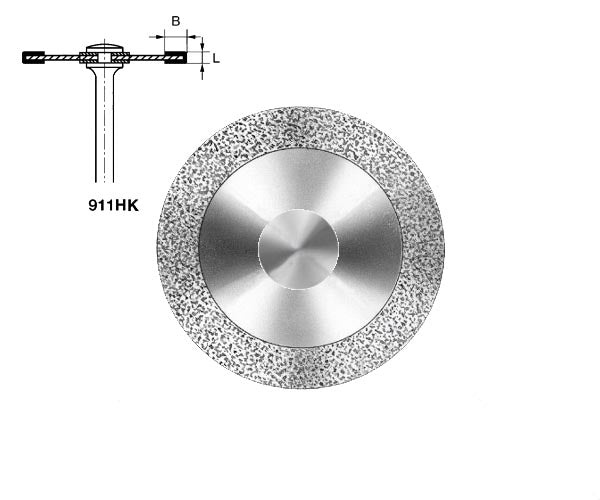 6911HK.104.180 KOMET DISCO DIAMANTE FLEXIBLE PIEZA DE MANO ø 180 - 1uds