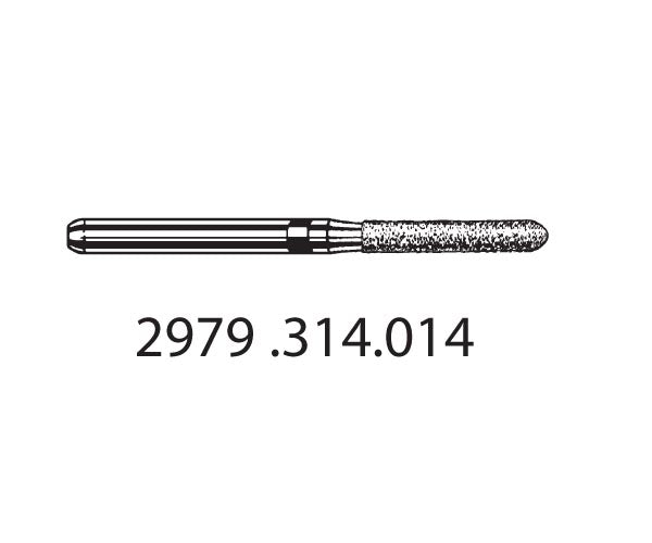 2979.314.014 KOMET MADUIXA DIAMANT OU TURBINA ø 014 GRA EXTRA GRUIXUT 5 u.
