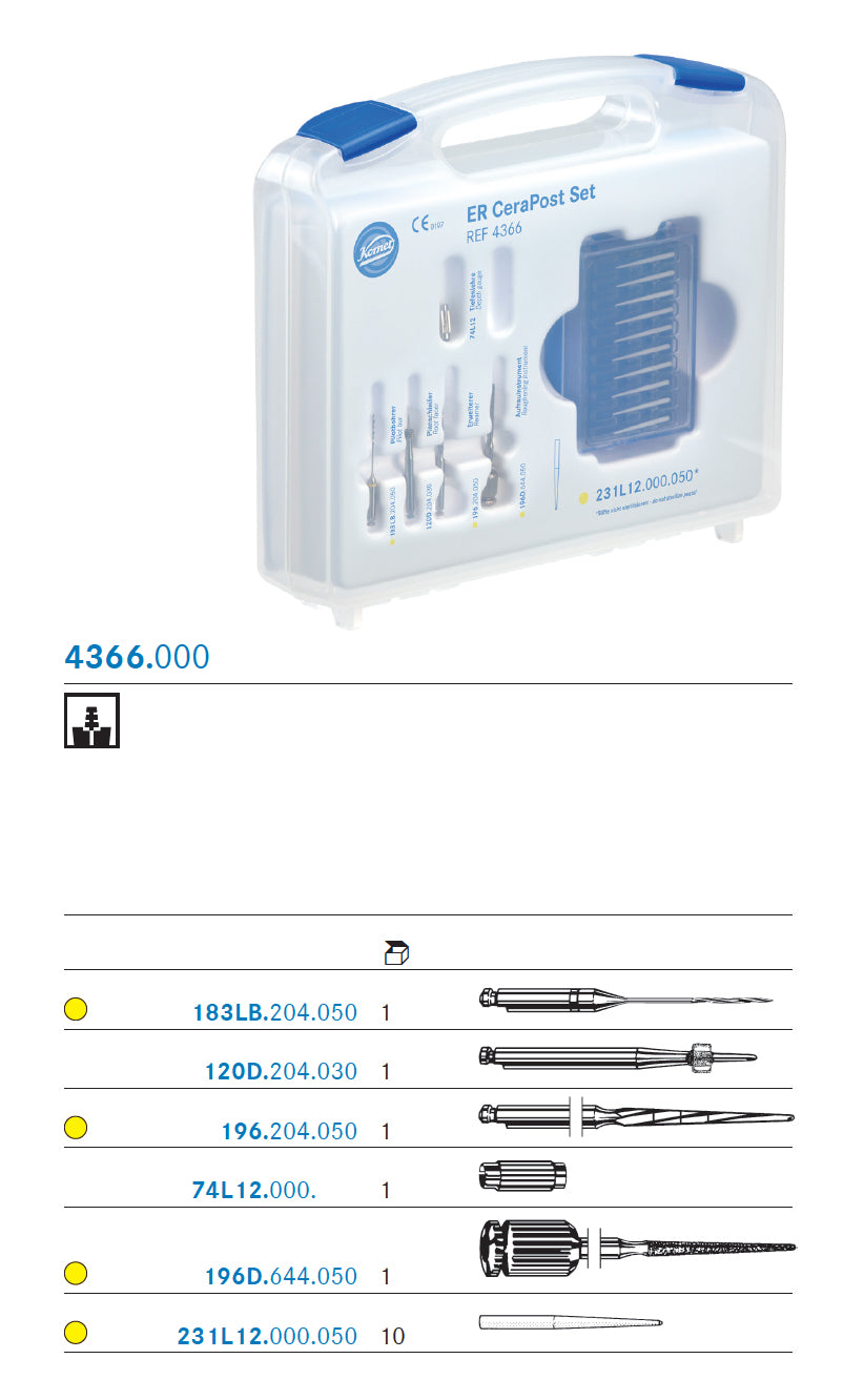 CERAPOST KOMET ER 4366.000.050 kit