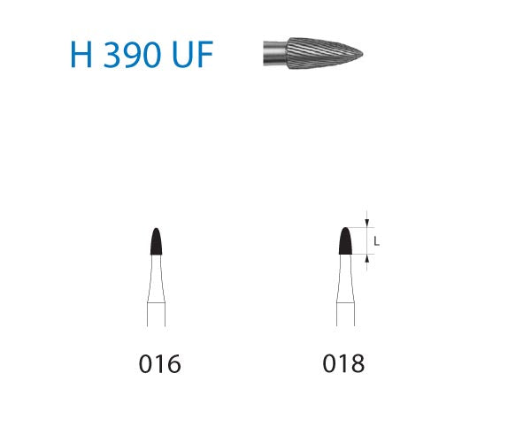 H390UF.314.018 KOMET MADUIXA C. TUNGSTÈ GRANADA TURBINA ø 018 5 u.