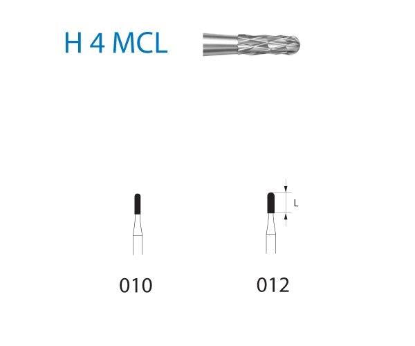 H4MCL.314.010 KOMET MADUIXA C. TUNGSTÈ CILÍNDRICA ARRODONIDA TURBINA ø 010 5 u.