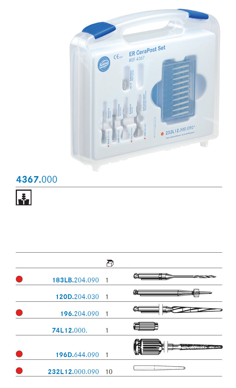 CERAPOST KOMET ER 4367.000.090 kit
