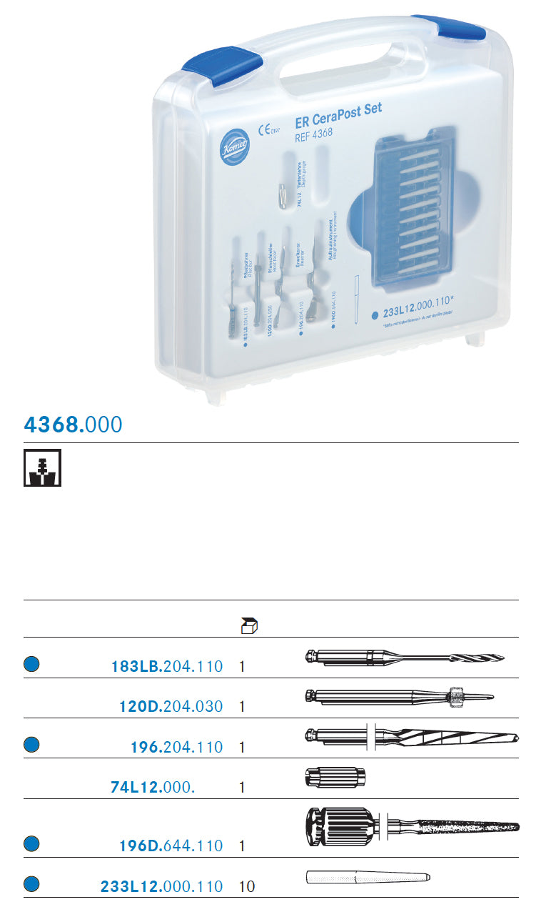 CERAPOST KOMET ER 4368.000.110 kit