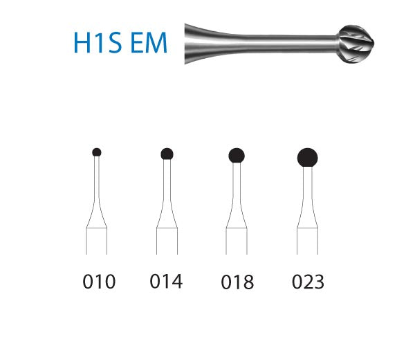 H1SEM.205.023 KOMET MADUIXA C. TUNGSTÉ BOLA CONTRAANGULE LLARG ø 023 5 u.