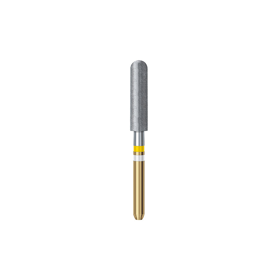 ZR373EF.314.025 KOMET FRESA DIAMANTE CILINDRICA REDONDEADA TURBINA ø 025 - 5uds