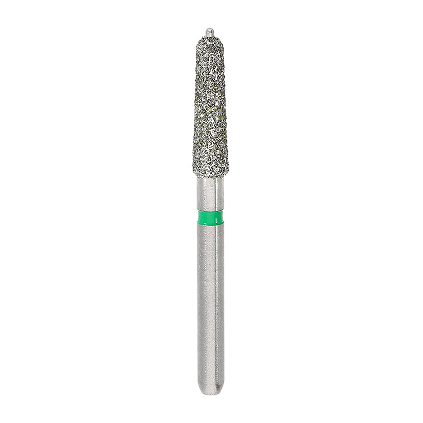 6856P.314.021  KOMET FRESA DIAMANTE CONICA REDONDEADA PUNTA GUÍA TURBINA ø 021 GRANO GRUESO 5 ud.