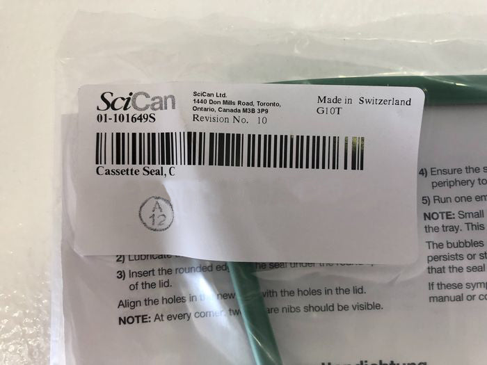 STATIM 5000S JUNTA CASSETTE