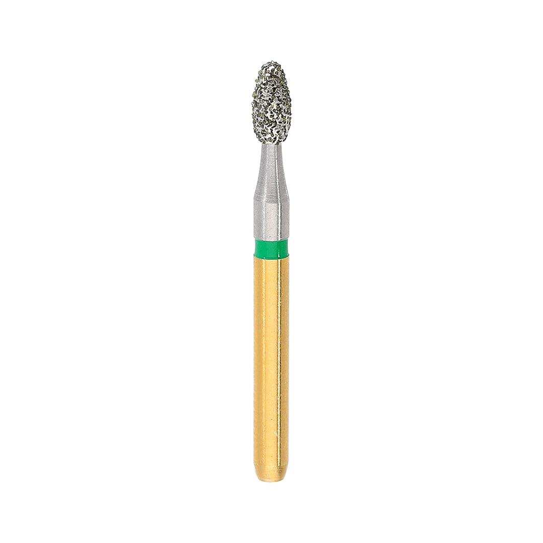 S6379.314.018  KOMET FRESA DIAMANTE HUEVO TURBINA ø 018 GRANO GRUESO S 5 ud.