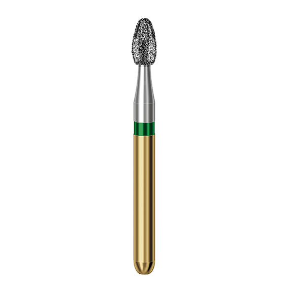 S6379.314.023  KOMET FRESA DIAMANTE HUEVO TURBINA ø 023 GRANO GRUESO S 5 ud.