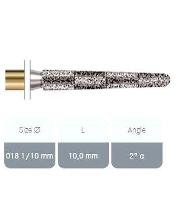 S6850.314.016 KOMET MADUIXA DIAMANT CONICA ARRODONIDA TURBINA ø 016 GRA GRUIX S 5 u.