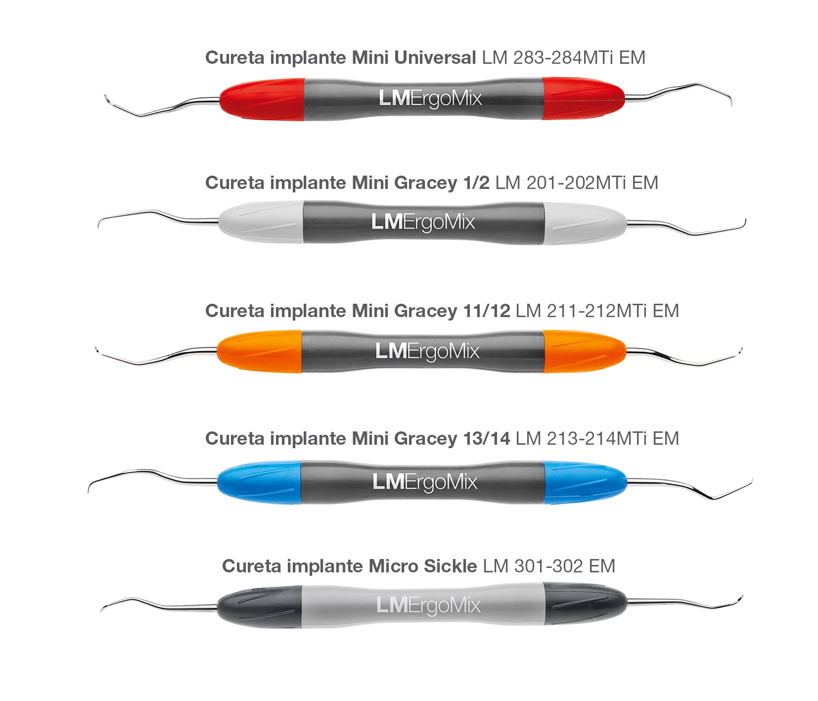 ** LM ERGOMIX PERIOIMPLANTS CASSETTE AMB 5 INST.