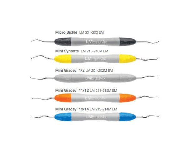 ** LM ERGOMIX PERIOIMPLANTES CASSETTE CON 5 INST.