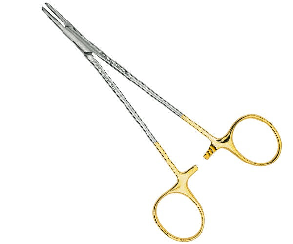 CRILE WOOD HU-FRIEDY NEEDLE HOLDER left ps 15 cm