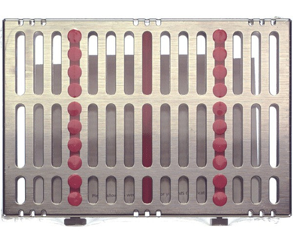CASSETE HU-FRIEDY IMS signature rojo 10 instr