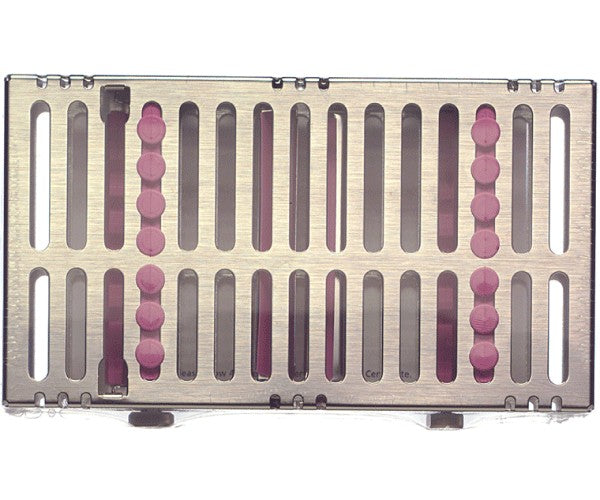 CASSETE HU-FRIEDY IMS 2 brazos fucsia 14 instr